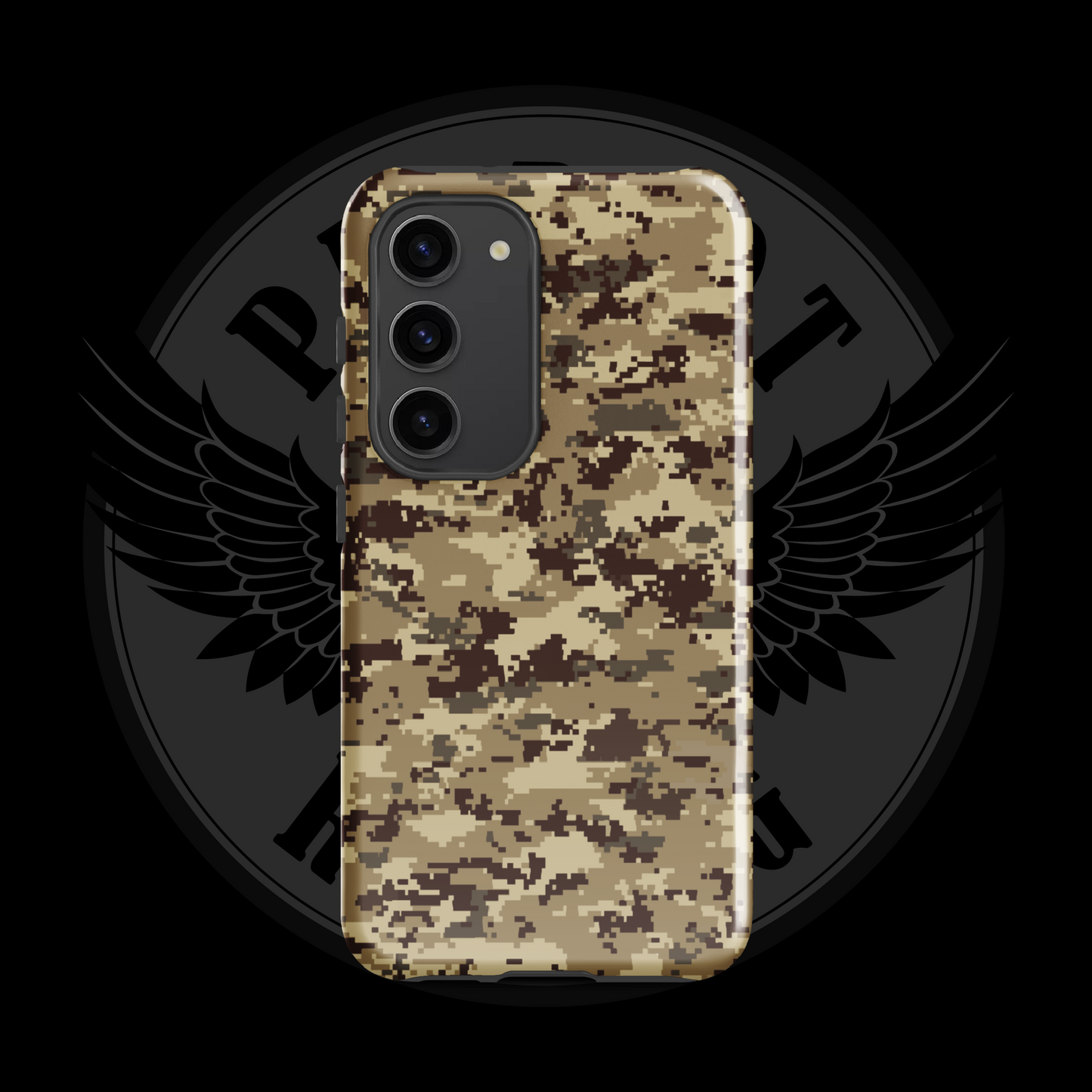Desert Patriot Camo Samsung Case – Rugged Dual-Layer Protection with Free Shipping
