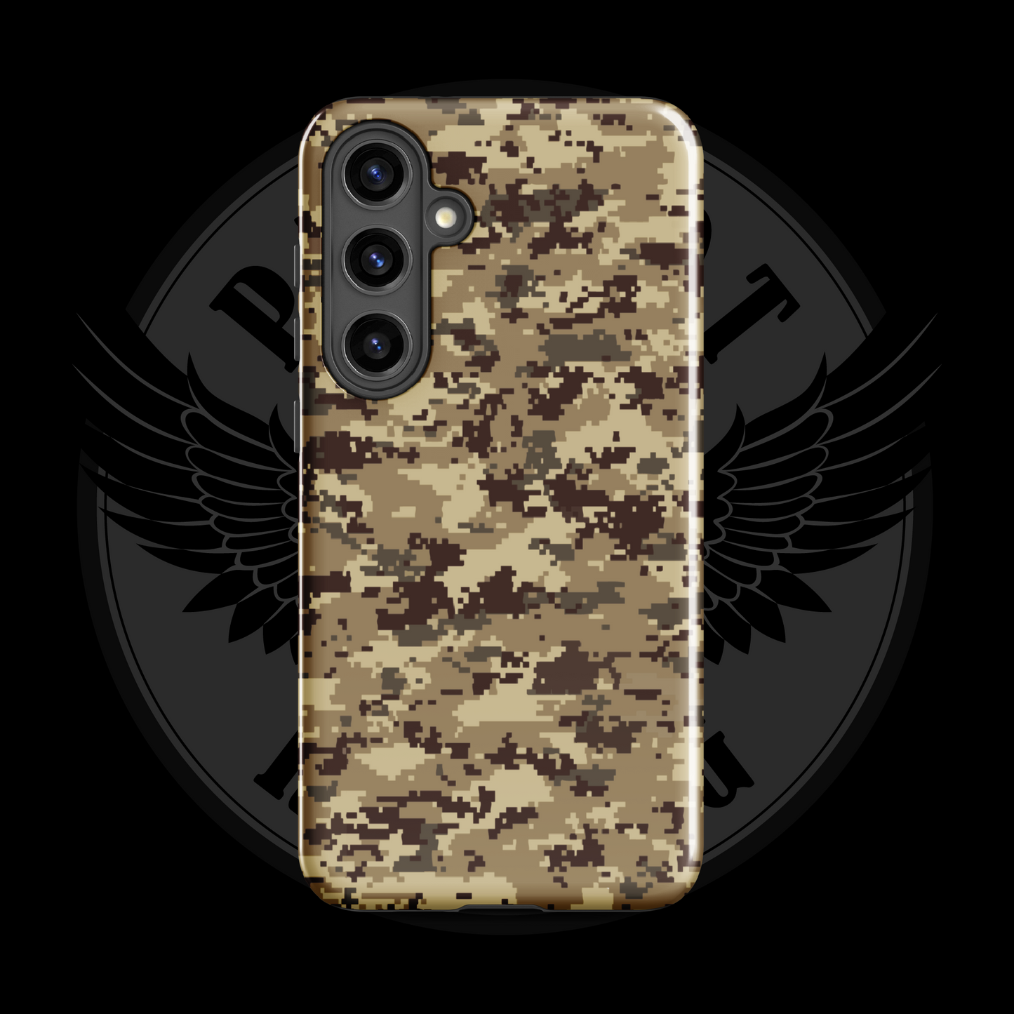 Desert Patriot Camo Samsung Case – Rugged Dual-Layer Protection with Free Shipping