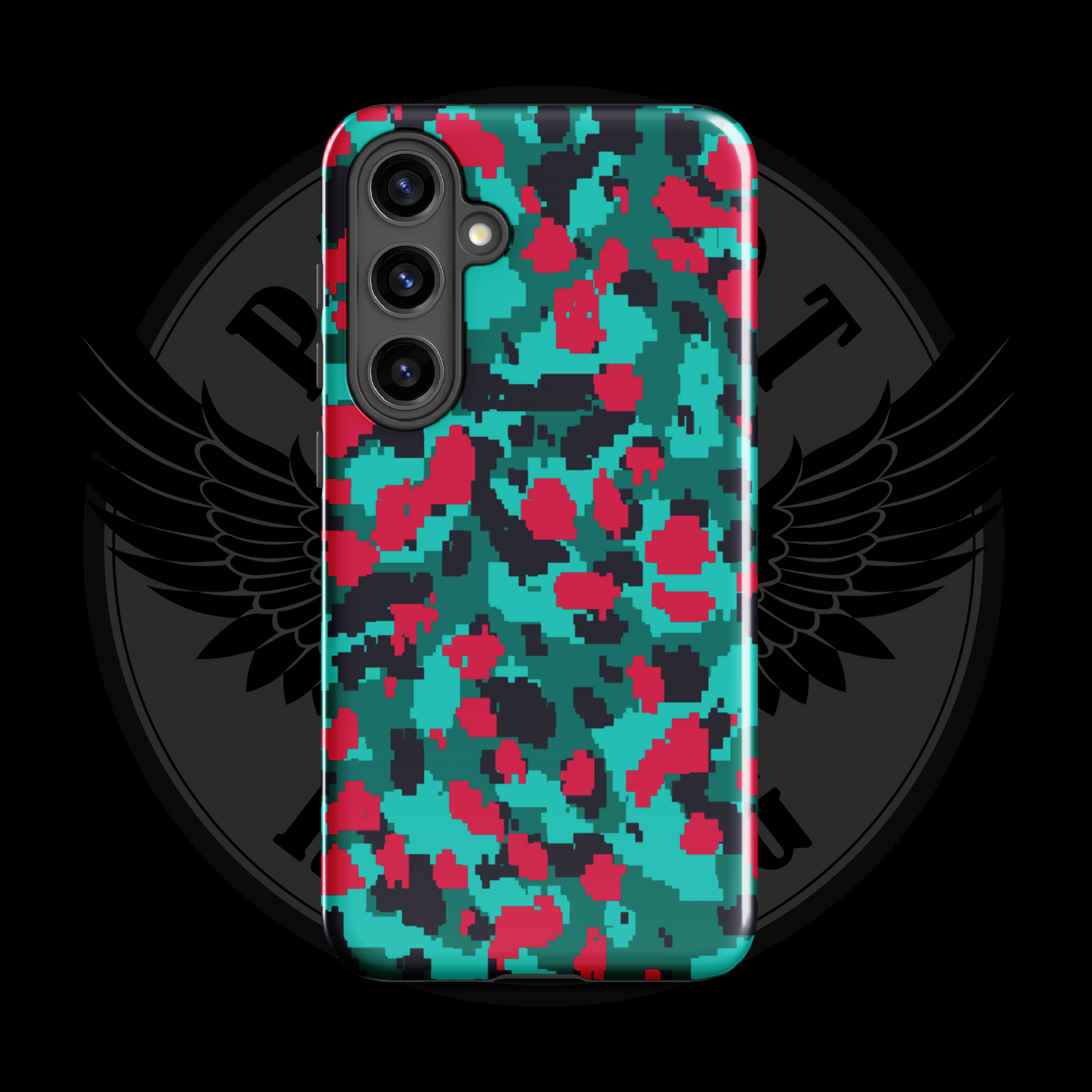 Patriot Storm Camo Samsung Case – Rugged Dual-Layer Protection with Free Shipping