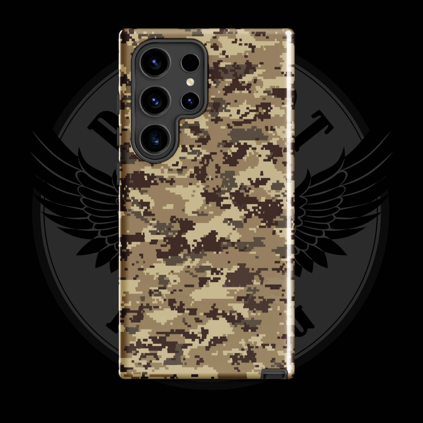 Desert Patriot Camo Samsung Case – Rugged Dual-Layer Protection with Free Shipping