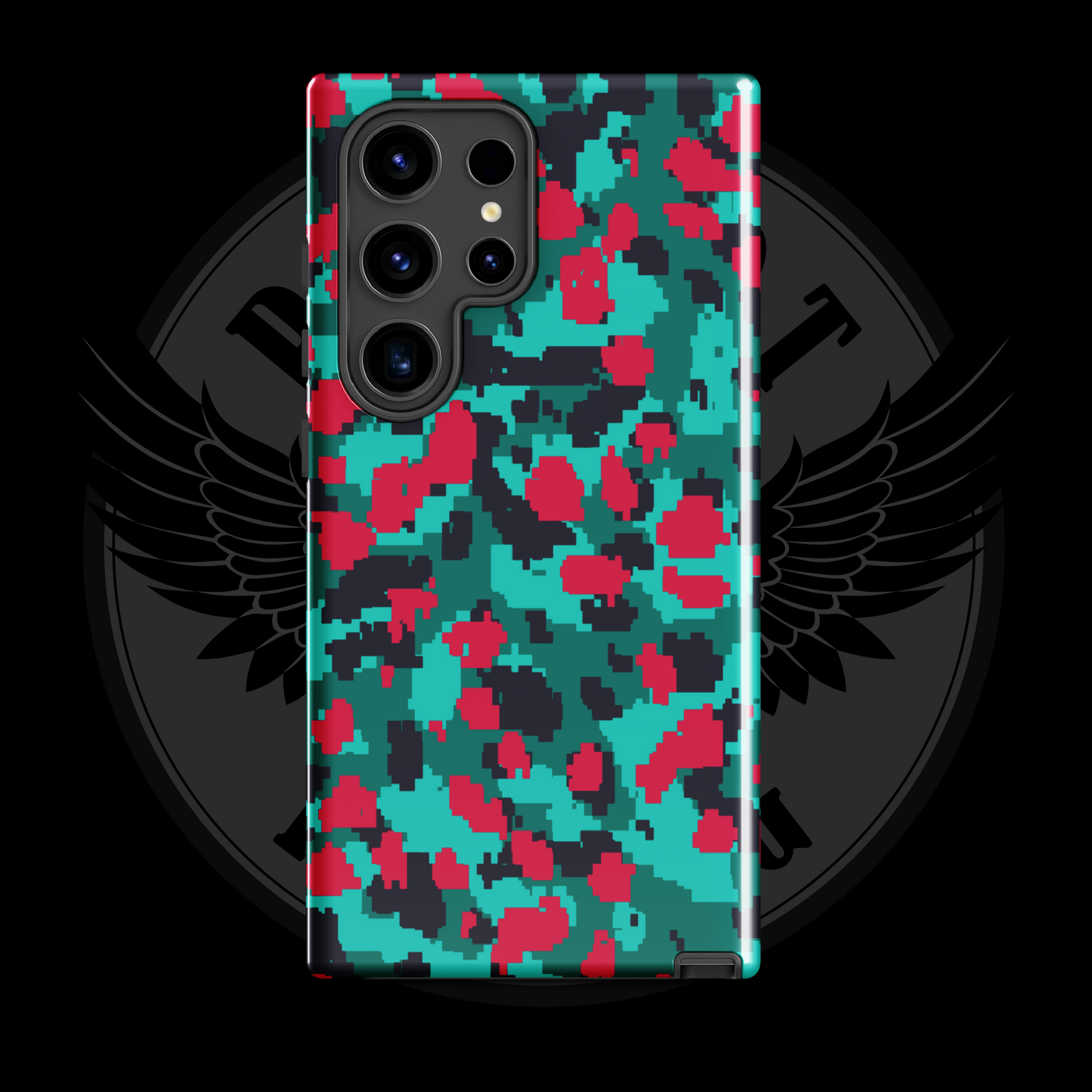 Patriot Storm Camo Samsung Case – Rugged Dual-Layer Protection with Free Shipping