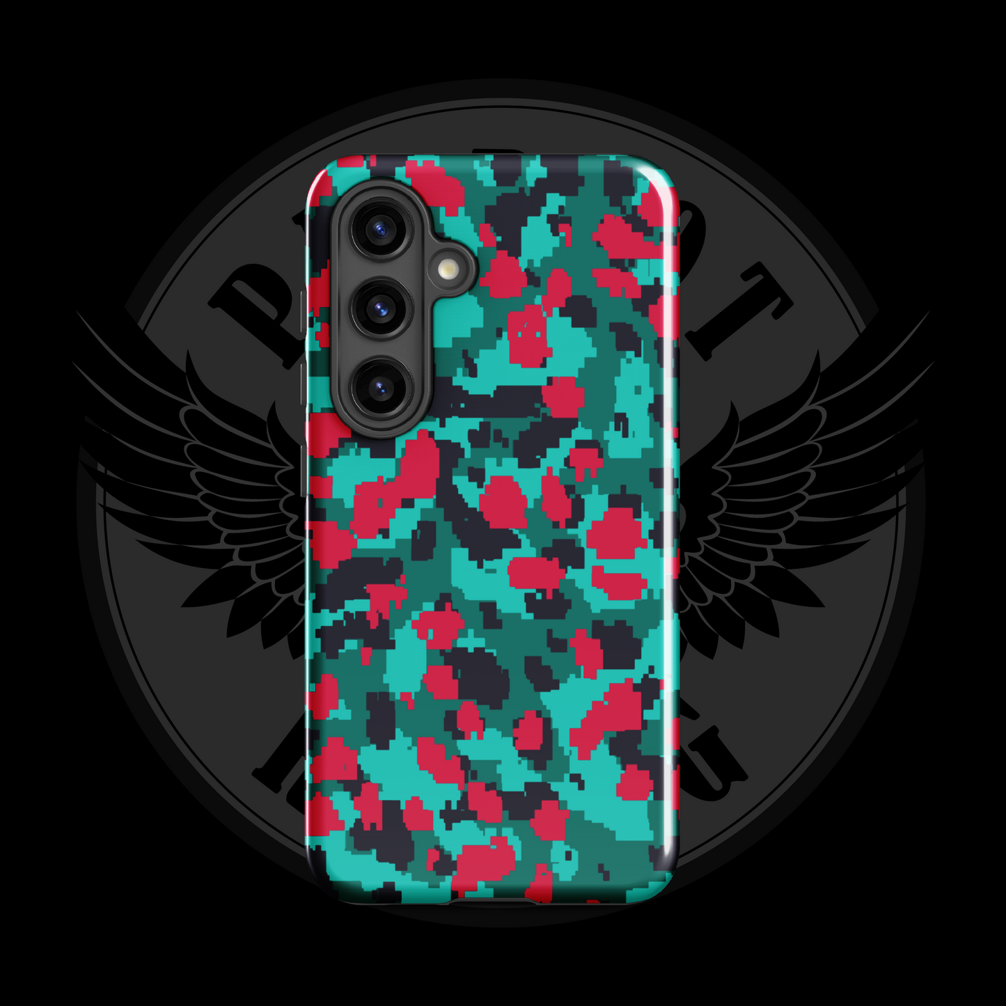 Patriot Storm Camo Samsung Case – Rugged Dual-Layer Protection with Free Shipping