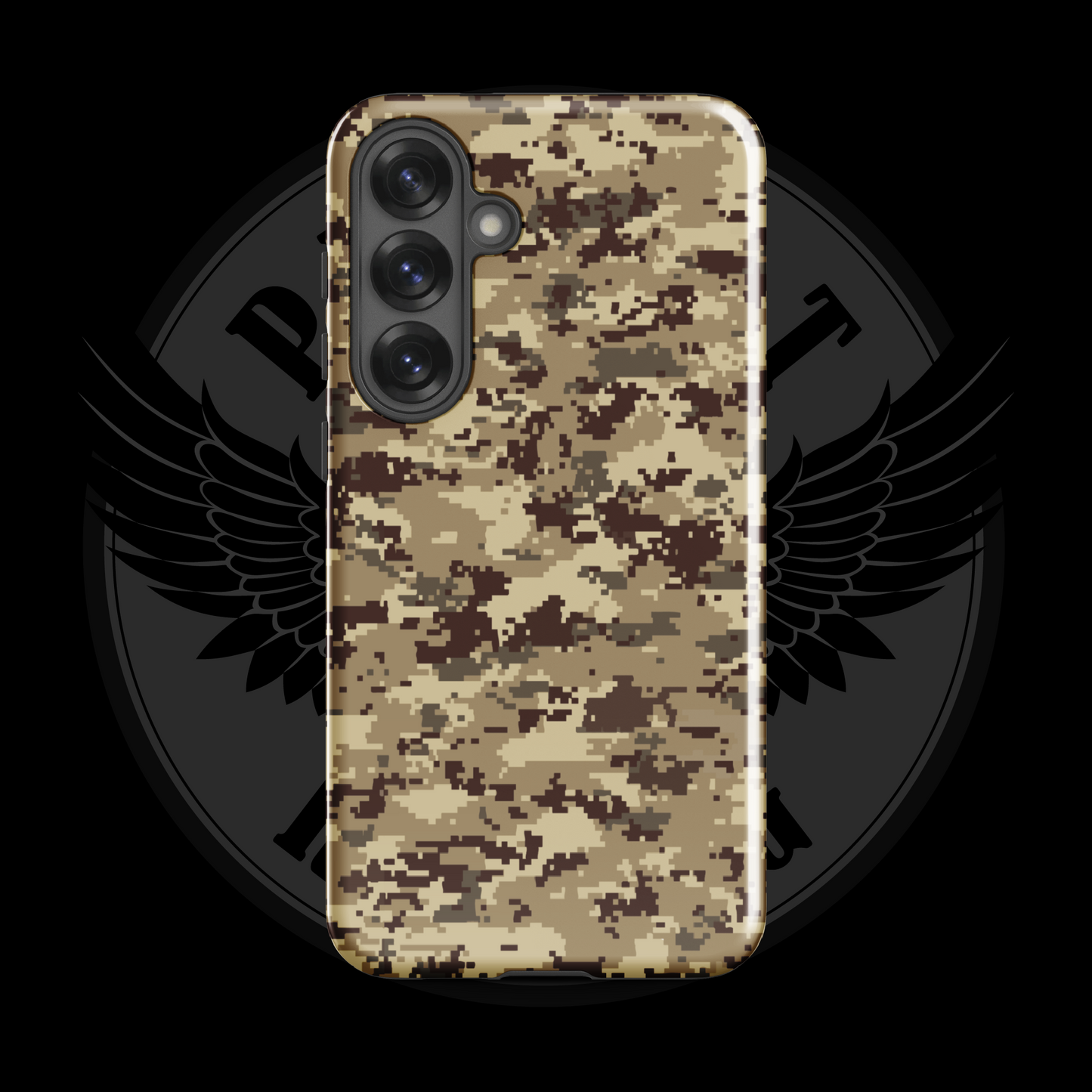 Desert Patriot Camo Samsung Case – Rugged Dual-Layer Protection with Free Shipping
