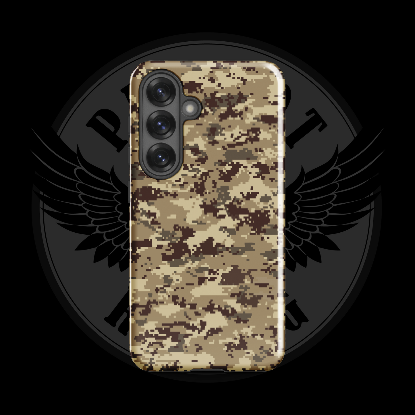 Desert Patriot Camo Samsung Case – Rugged Dual-Layer Protection with Free Shipping